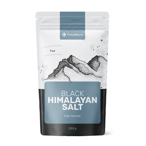 Schwarzes Himalayasalz, fein gemahlen, 250 g