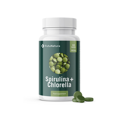 Algen Spirulina und Chlorella