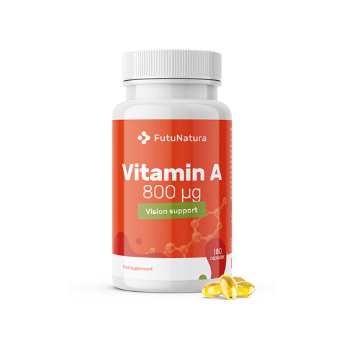 Vitamin A 800 µg, 180 Weichkapseln