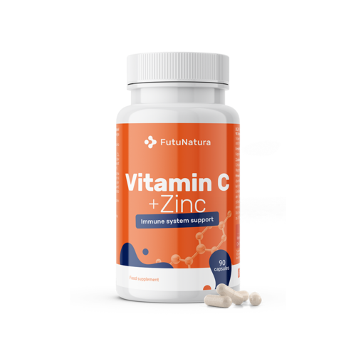 Vitamin C + Zink, Immunsystem, 90 Kapseln