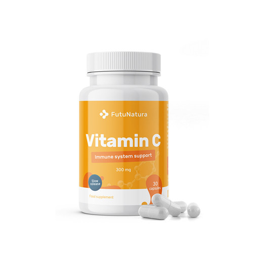 Vitamin C mit langsamer Freisetzung - Immunsystem, 30 Kapseln