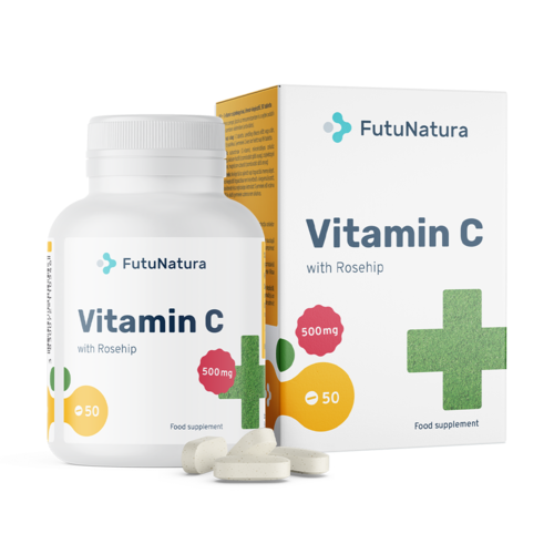 Vitamin C mit Hunds Rose - Immunsystem, 50 Tabletten