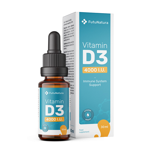 Vitamin D3 4000 I.E. (Tropfen) - Immunität, 30 ml