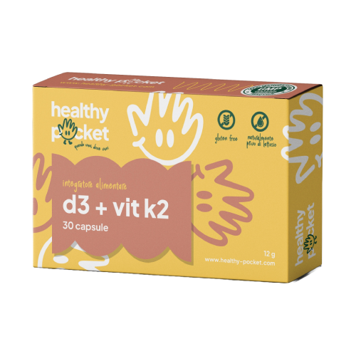 Vitamin D3 + K2, 30 Kapseln