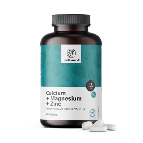 Calcium + Magnesium + Zink Tabletten für einen Jahresvorrat