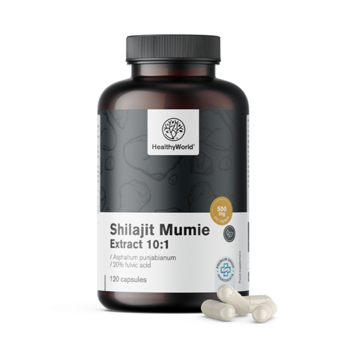 Shilajit Mumie Extract 10:1, 120 Kapseln