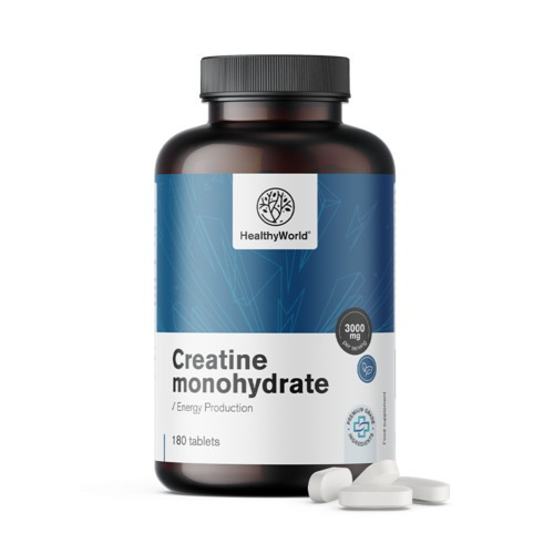 Kreatin Monohydrat 3000 mg, 180 Tabletten