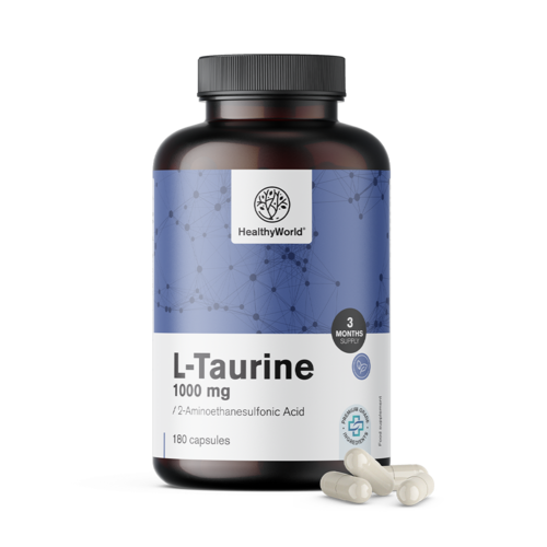 L-Taurin 1000 mg, 180 Kapseln