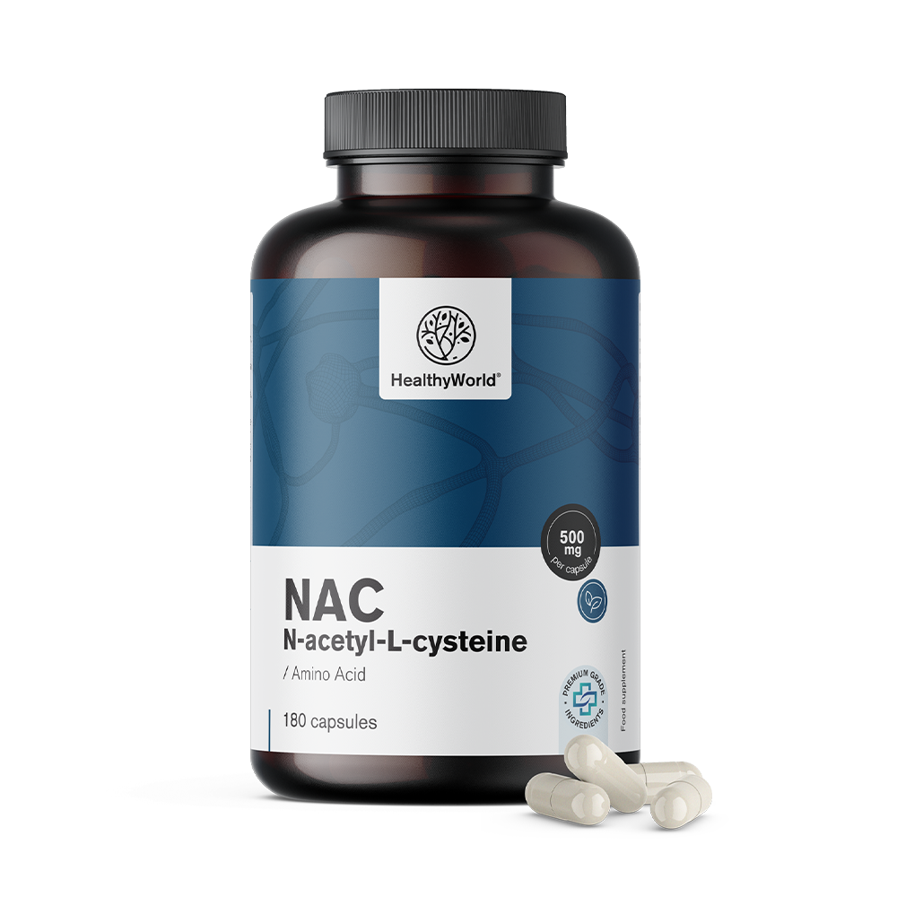N-Acetyl-Cystein oder NAC in Kapseln