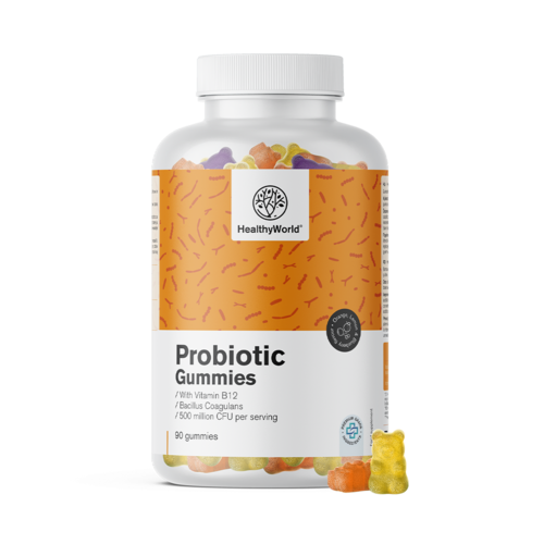 Probiotic – Gummis mit mikrobiellen Kulturen, 90 Gummibonbons