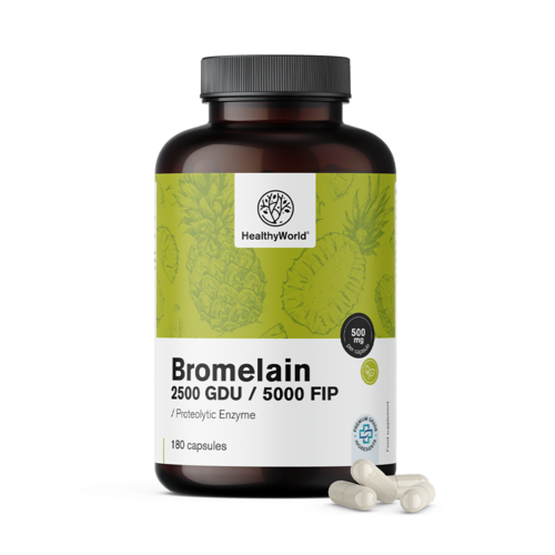 Bromelain 500 mg, 180 Kapseln