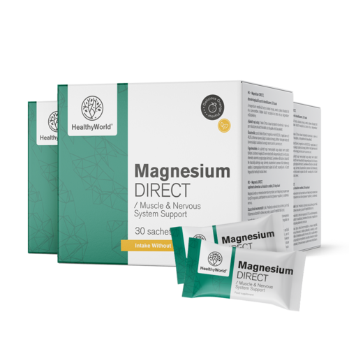 3x Magnesium DIRECT 400 mg, zusammen 90 Beutel