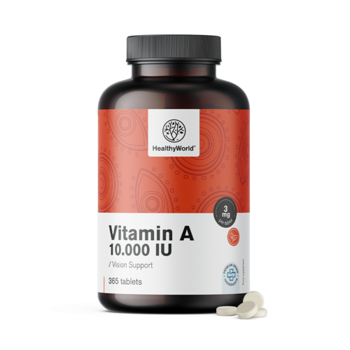 Vitamin A 10.000 I.E., 365 Tabletten