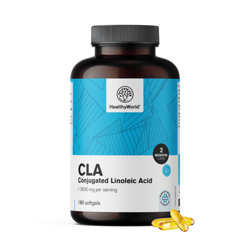 CLA 3000 mg – Konjugierte Linolsäure, 180 Weichkapseln