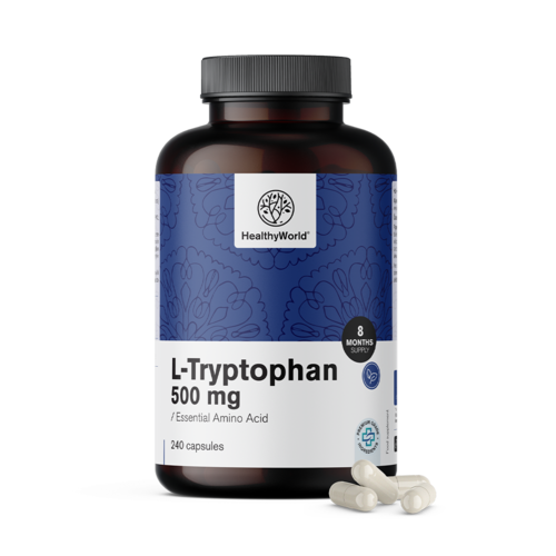 L-Tryptophan 500 mg, 240 Kapseln