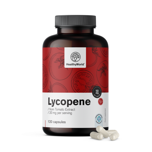Lycopin 10 mg - aus Tomatenextrakt, 120 Kapseln