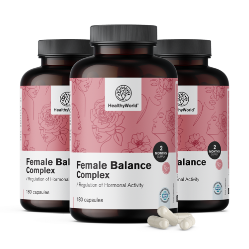 3x Female Balance – Komplex für Frauen, zusammen 540 Kapseln