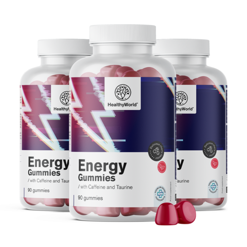 3x Energy - Gummis zur Steigerung der Energie, zusammen 270 Gummibonbons