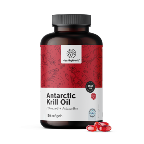 Krillöl 1200 mg, 180 Weichkapseln