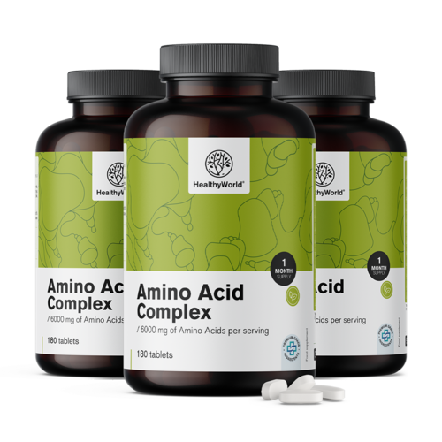3x Aminosäuren-Komplex, zusammen 540 Tabletten
