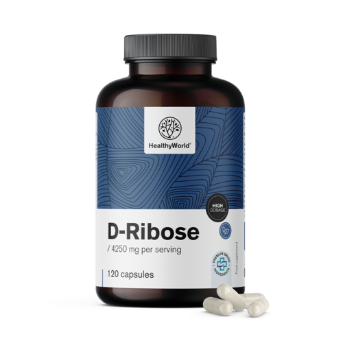D-Ribose 850 mg, 120 Kapseln