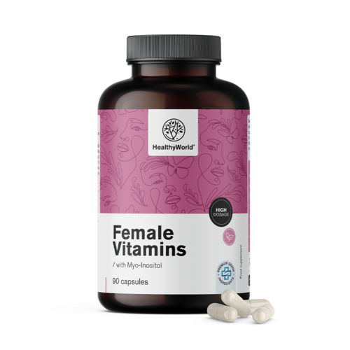 Vitamine für Frauen mit Myo-Inositol, 90 Kapseln