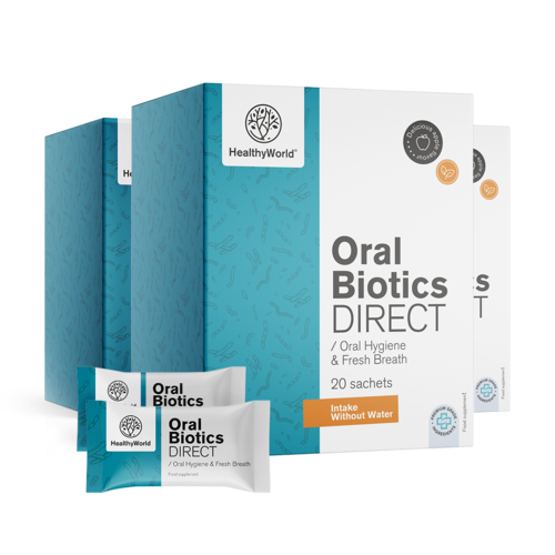 3x Oral Biotics DIRECT, zusammen 60 Beutel