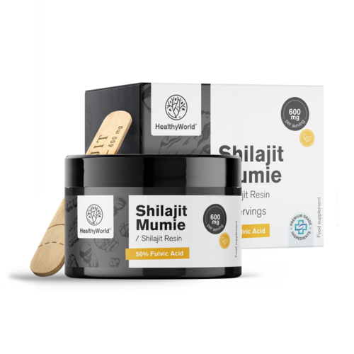 Shilajit Mumie 600 mg – Harz, 30 g