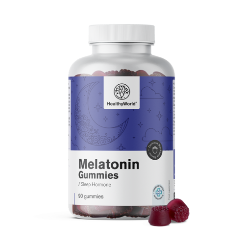 Melatonin 1 mg – Gummibonbons mit dem natürlichen Hormon, 90 Gummibonbons