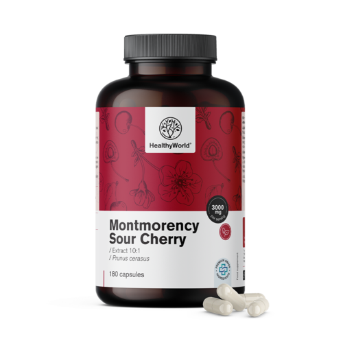 Montmorency-Sauerkirsche 3000 mg, 180 Kapseln