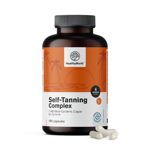 Self-Tanning Complex – Unterstützung der natürlichen Bräune, 180 Kapseln
