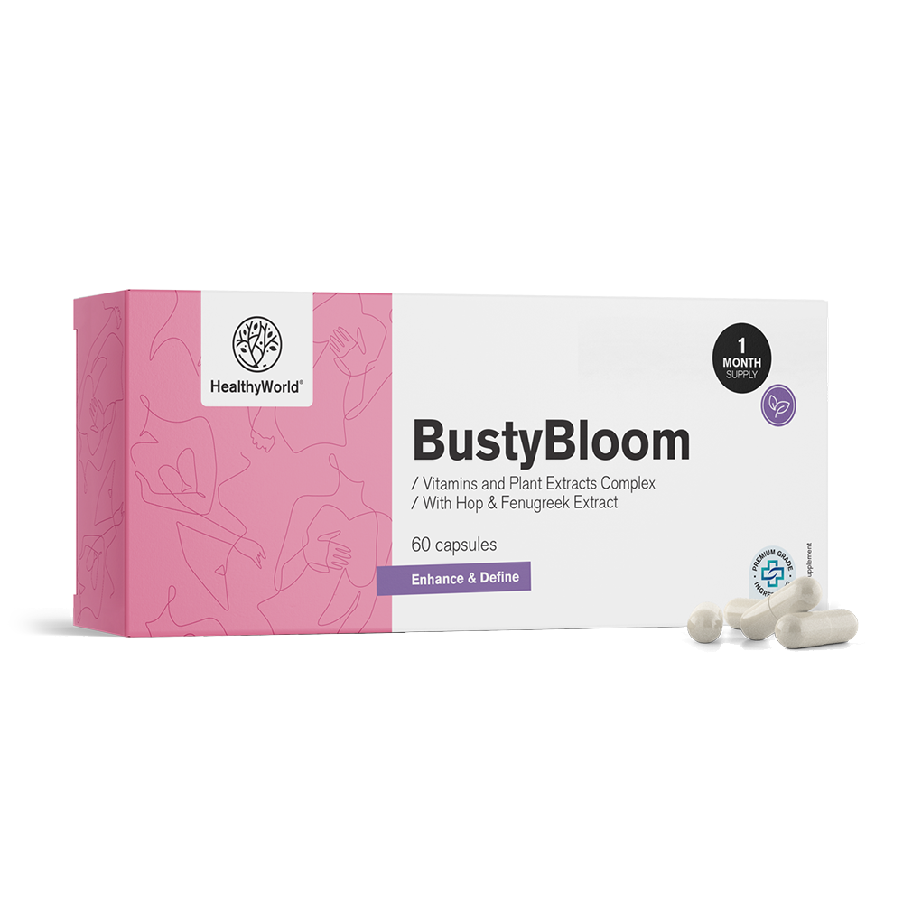 BustyBloom - Komplex aus Vitaminen und Pflanzenextrakten