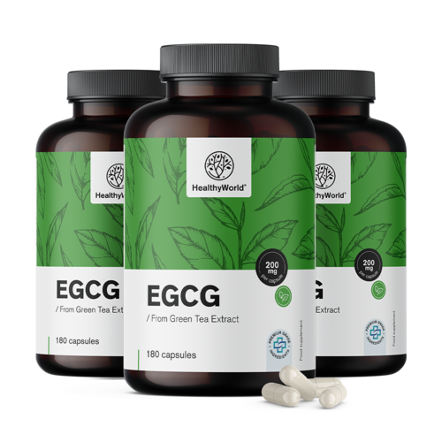 3x EGCG – aus Grüntee-Extrakt, zusammen 540 Kapseln
