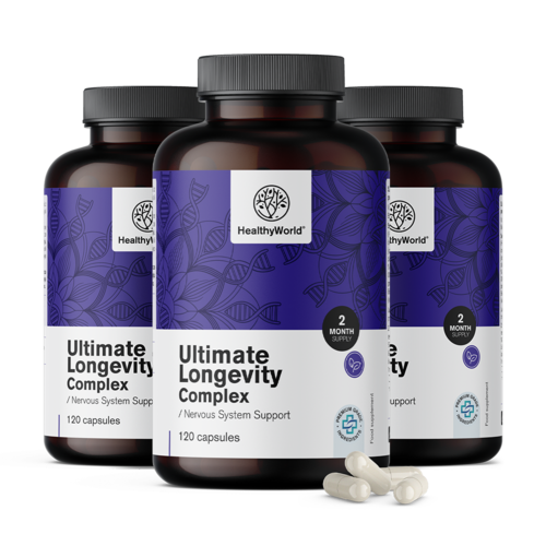 3x Ultimate Longevity Complex, zusammen 360 Kapseln
