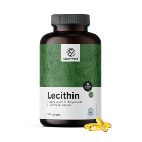 Lecithin 1200 mg, 180 Weichkapseln