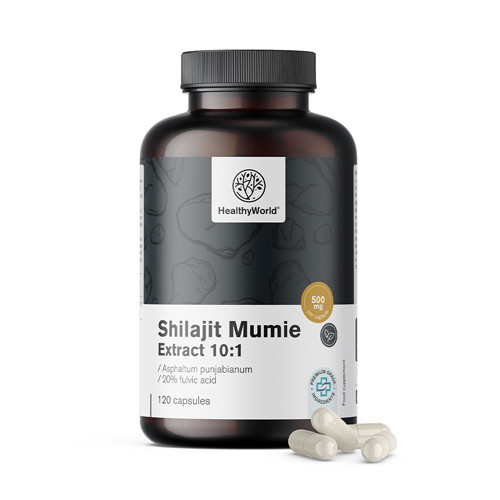 Shilajit Mumie 10:1 in Kapseln
