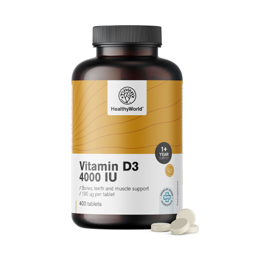 Vitamin D3 4000 IE in einer XXL-Packung