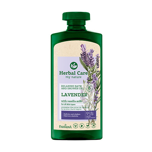 Dusch- und Badegel – Lavendel & Vanillemilch, 500 ml