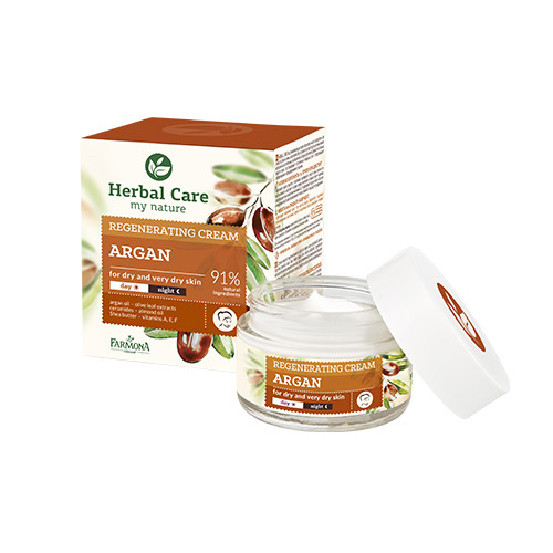 Regenerierende Gesichtscreme mit Argan, 50 ml