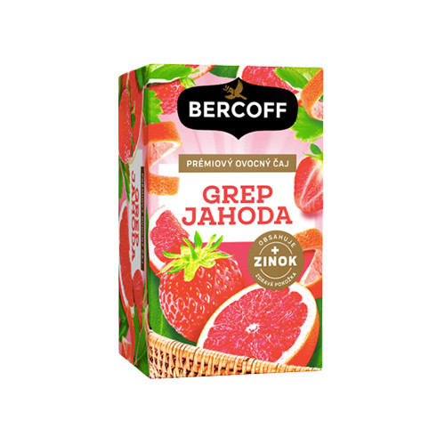 Früchtetee – Grapefruit, Erdbeere und Zink, 16 x 2 g