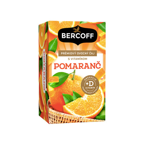 Früchtetee – Orange und Vitamin D3, 16 x 2 g