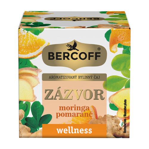 Moringa-Kräutertee mit Orange und Ingwer, 10 x 2 g