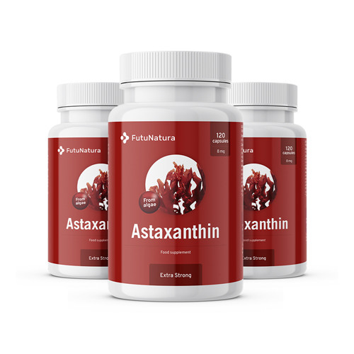 3x Astaxanthin Extra Strong​ 160 mg, zusammen 360 Kapseln