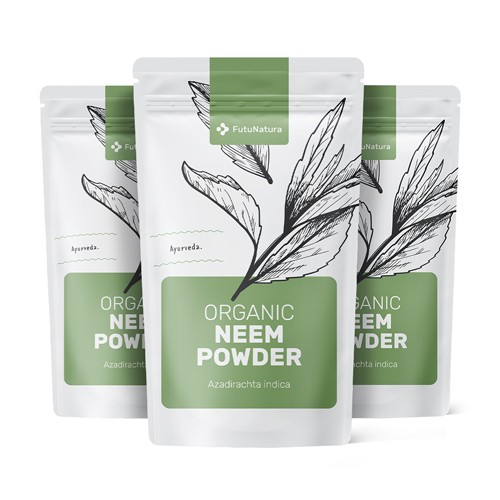 3x BIO Neem Pulver, zusammen 750 g