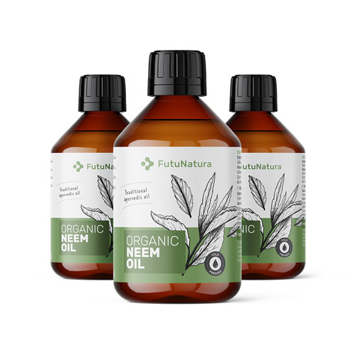 3x BIO Neemöl, kalt gepresst, zusammen 600 ml