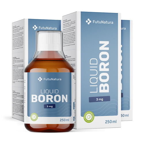 3x Bor 3 mg – flüssig, zusammen 750 ml