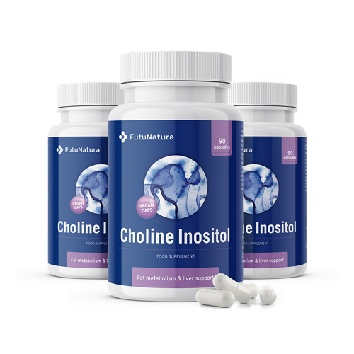3x Cholin-Inositol, zusammen 270 Kapseln