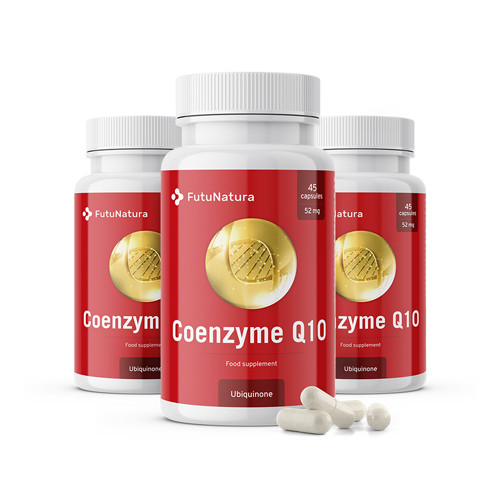 3x Coenzym Q10, zusammen 135 Kapseln