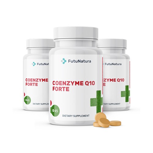 3x Coenzym Q10 FORTE, zusammen 135 Tabletten
