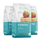 3x Erythrit, natürliches Süßungsmittel, zusammen 3000 g